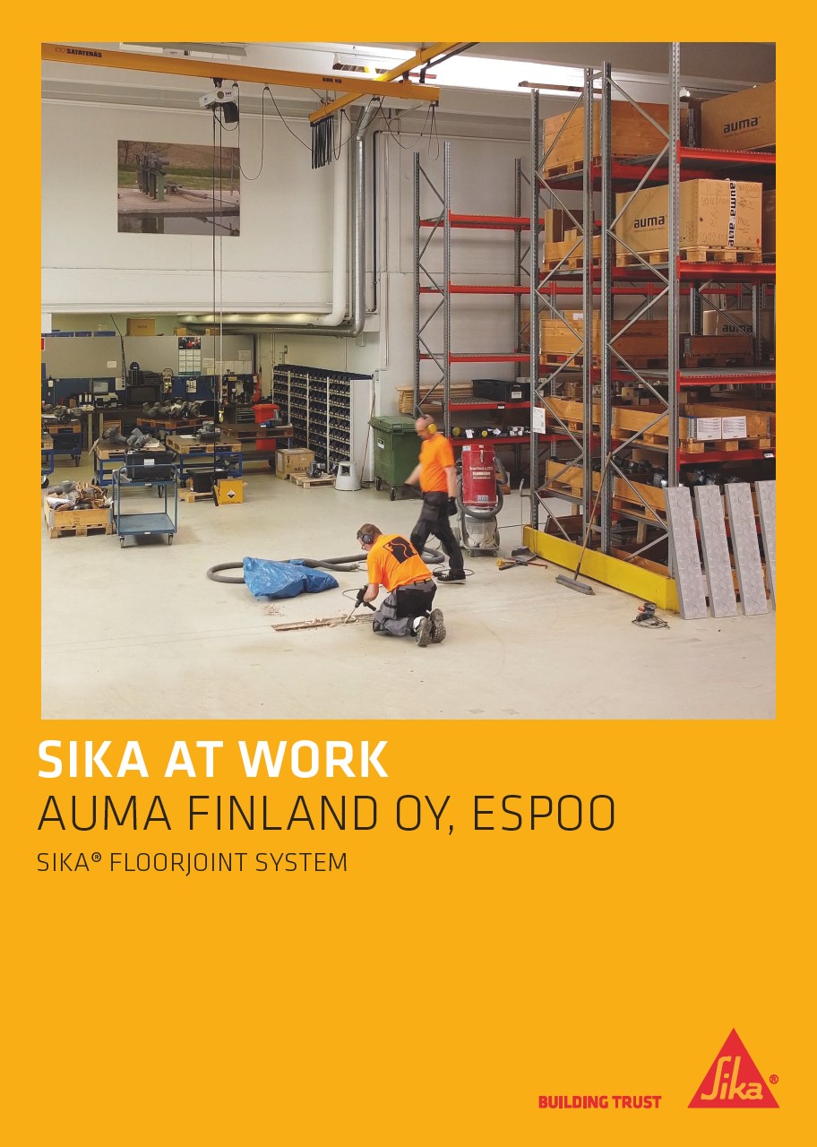 Sika FloorJoint - AUMA Finland Oy